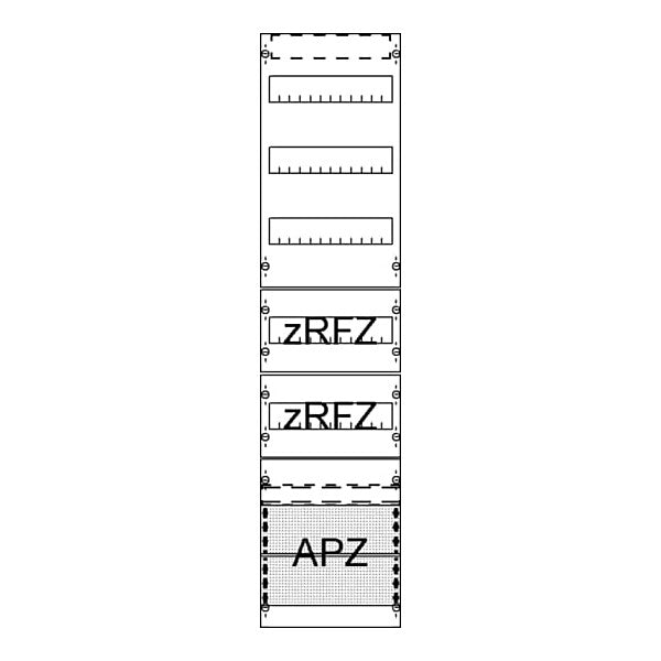 STRIEBEL & JOHN Verteilerfeld mit APZ, zRfZ2 7RE FV17A2R2